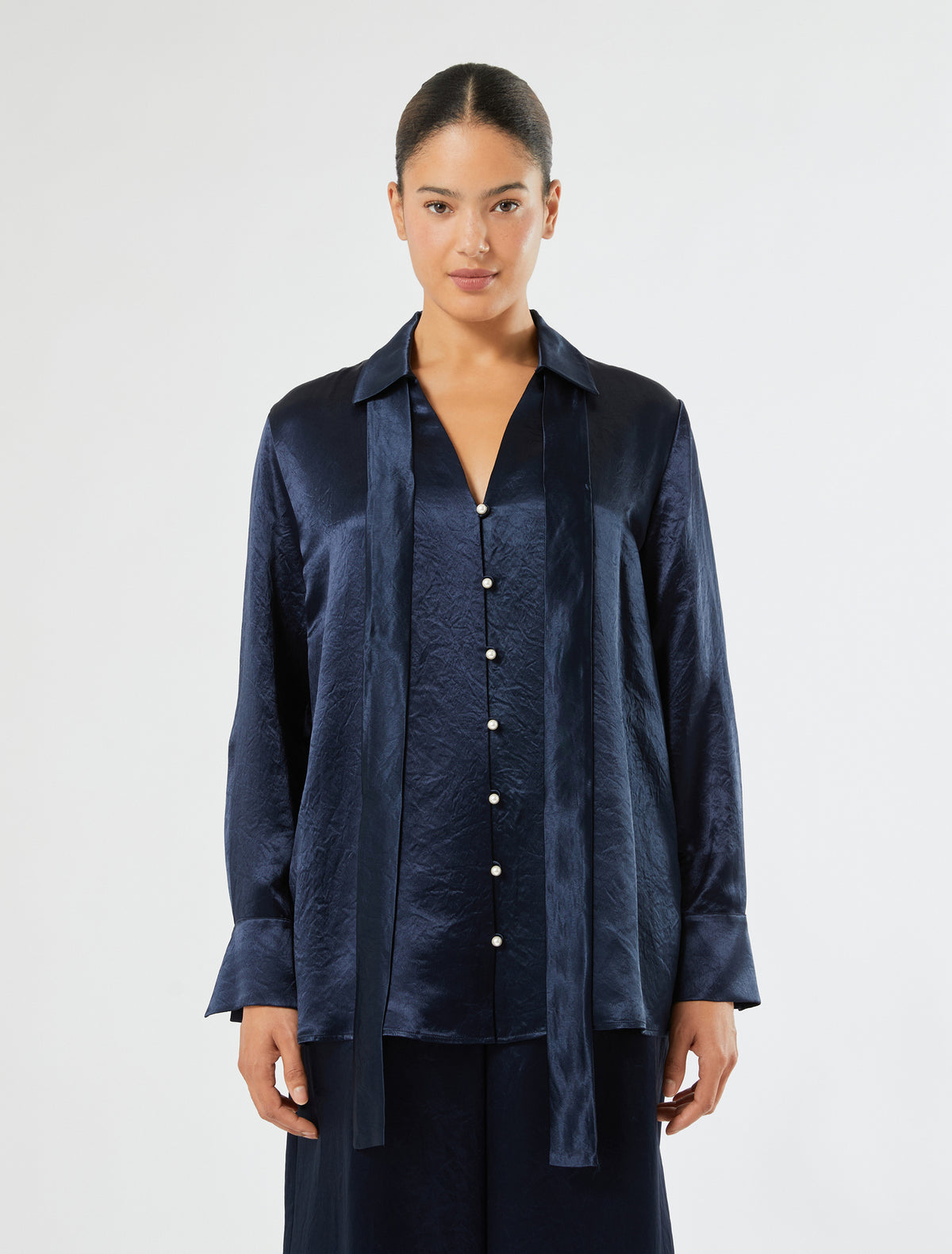 Marina Rinaldi envers satin tunic for women