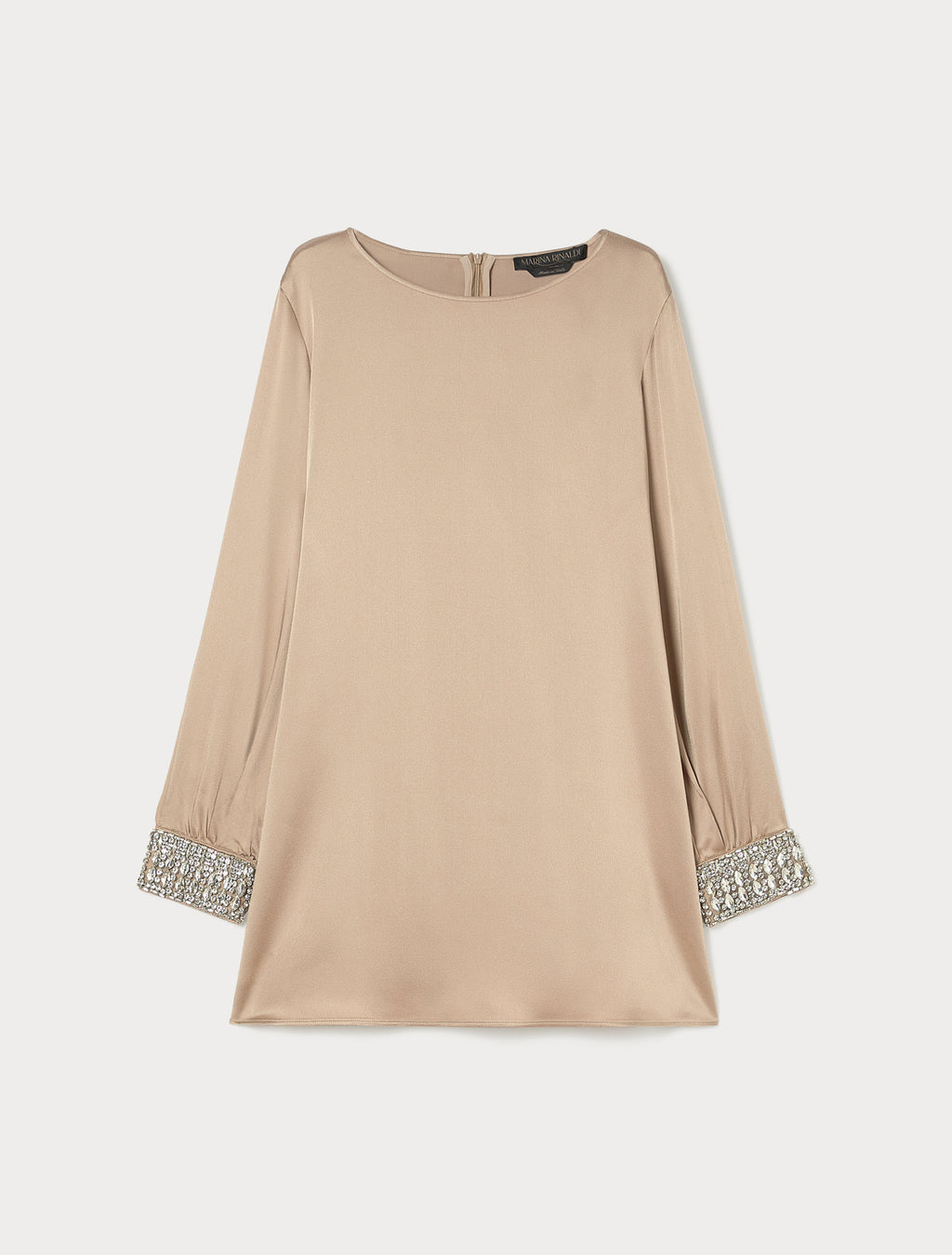 Crepe envers satin blouse