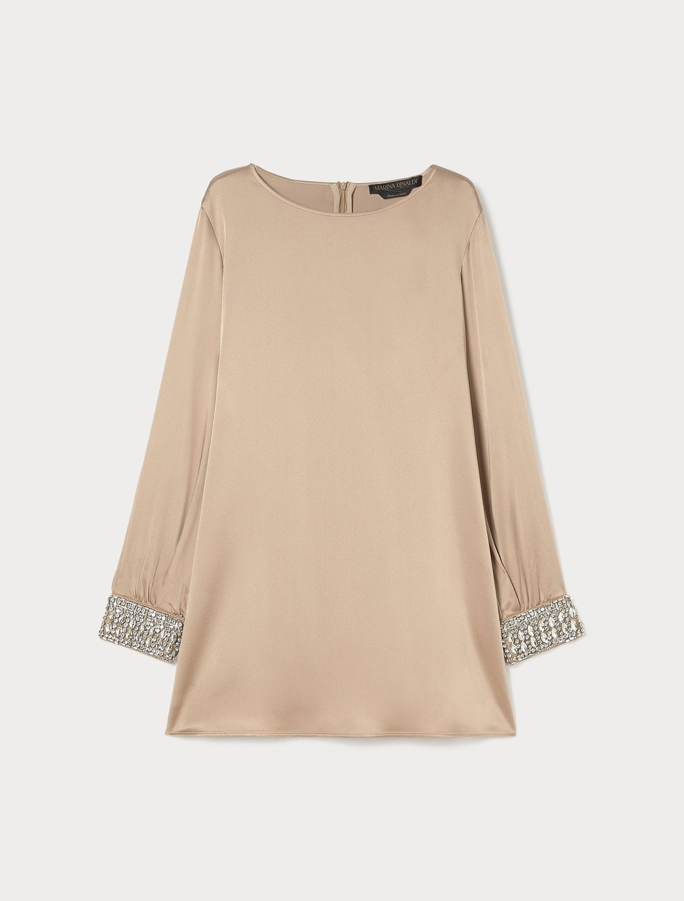 Crepe envers satin blouse