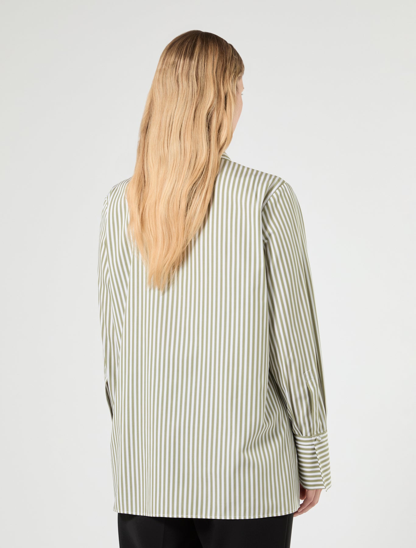Marina Rinaldi striped poplin tunic for woman