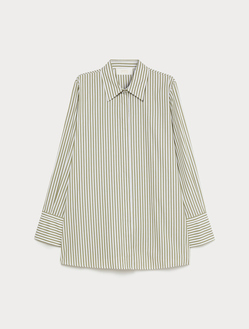 Marina Rinaldi striped poplin tunic for woman