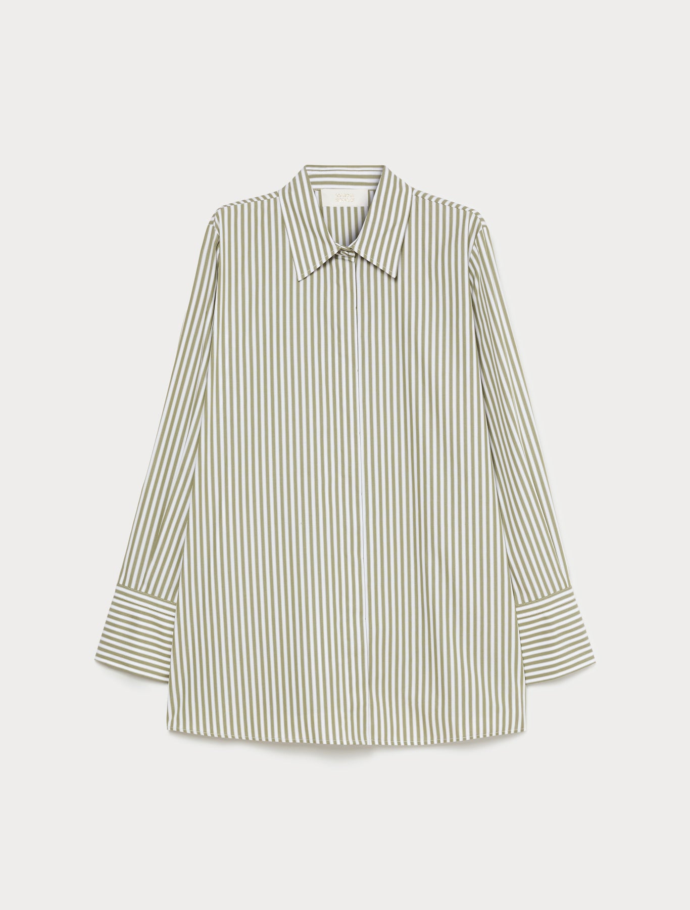 Marina Rinaldi striped poplin tunic for woman