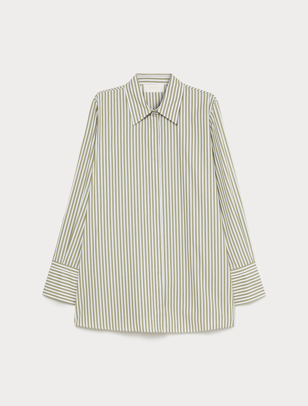 Marina Rinaldi striped poplin tunic for woman
