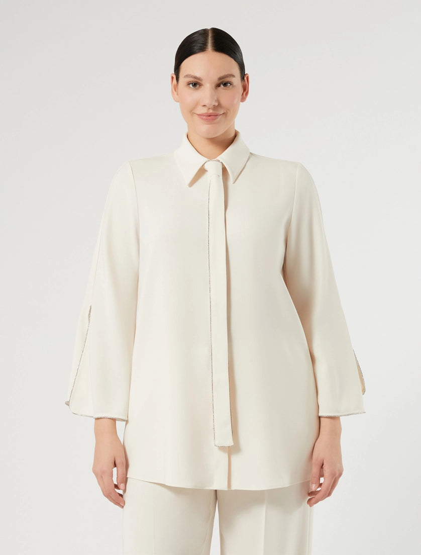 Rhinestone-adorned cady tunic