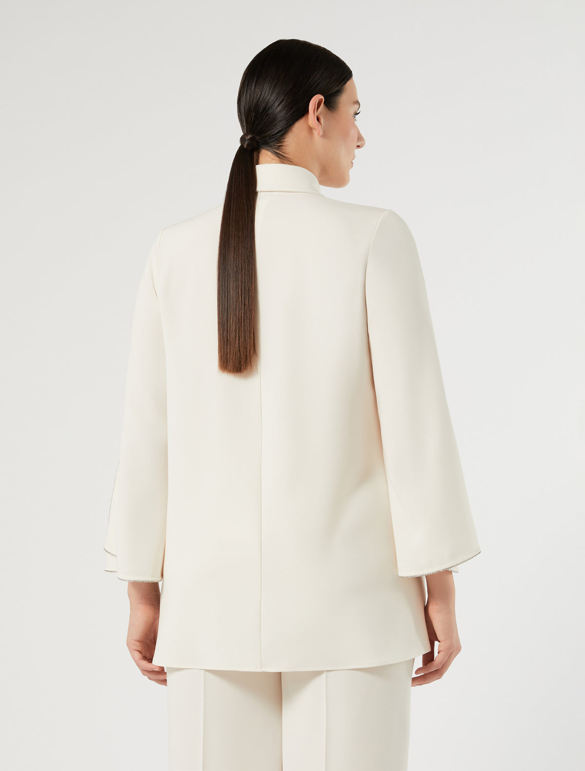 Marina Rinaldi rhinestone-adorned cady tunic for woman