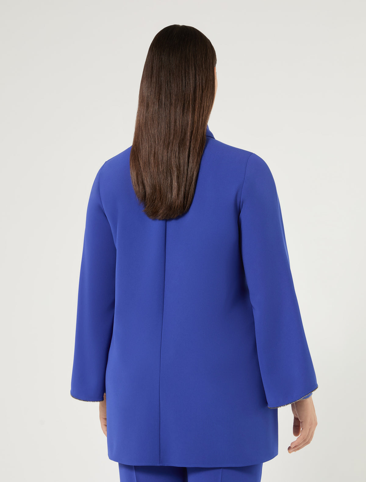 Marina Rinaldi rhinestone-adorned cady tunic for woman