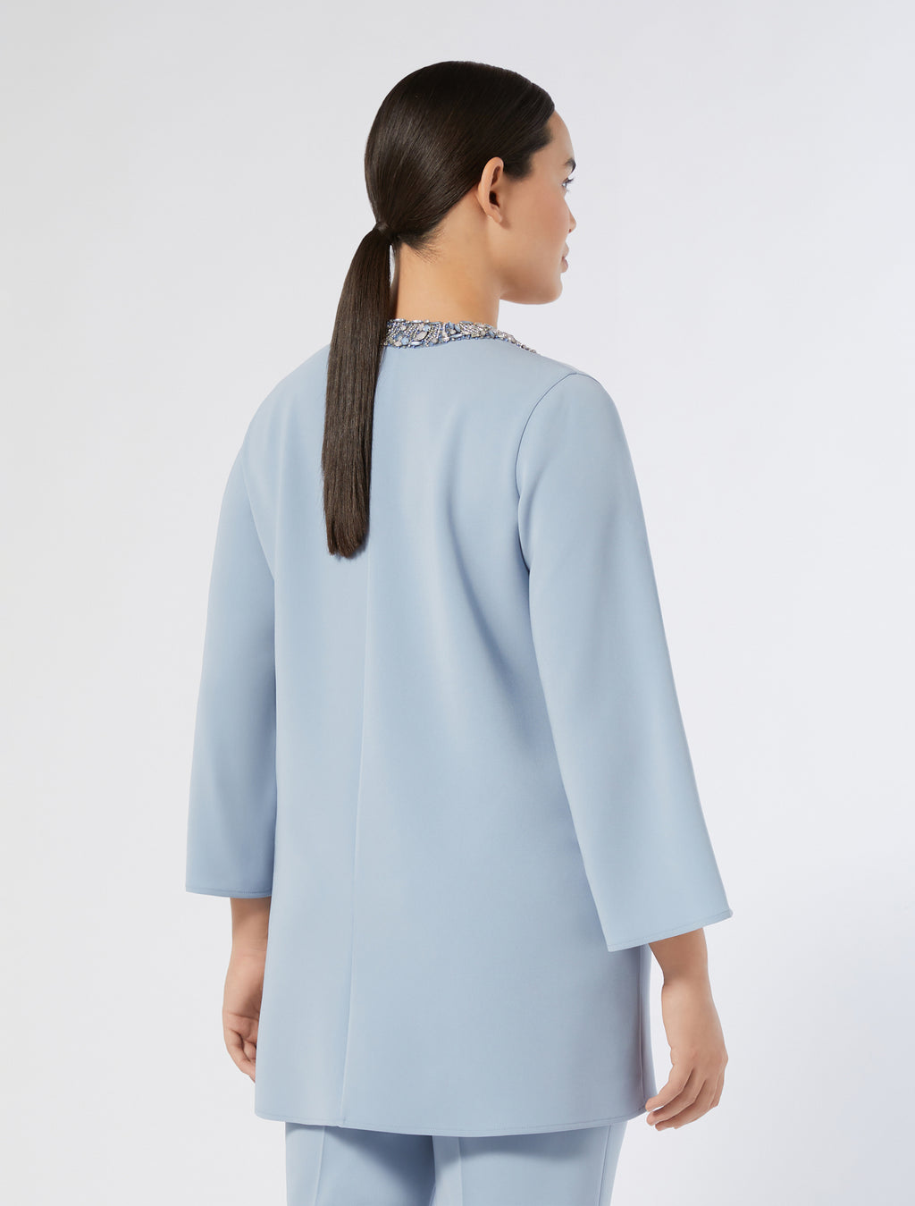 Rhinestone-adorned cady tunic