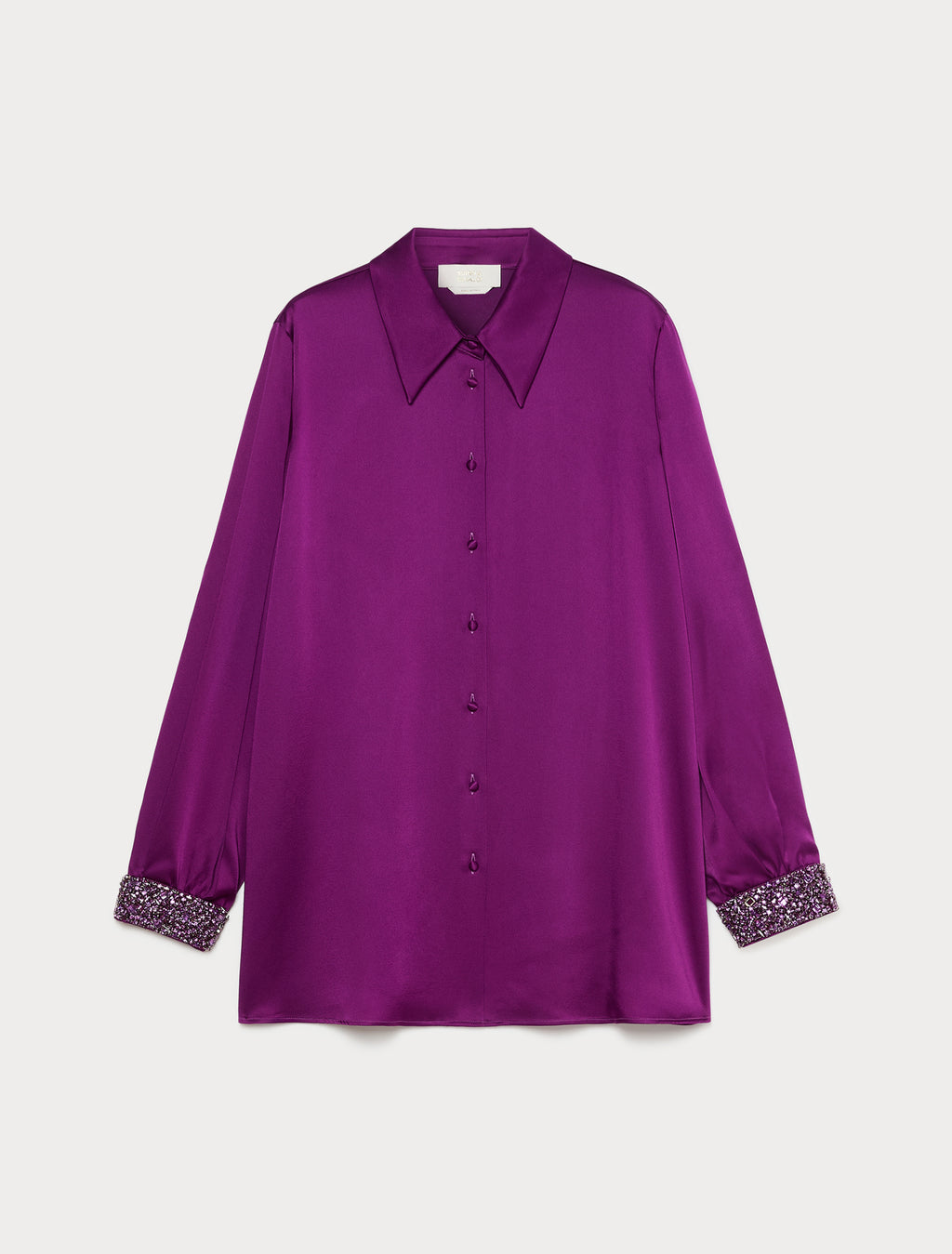 Marina Rinaldi crepe envers satin blouse for woman