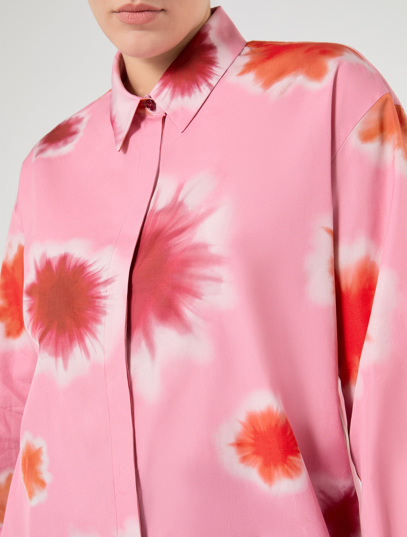 marina rinaldi cotton poplin tunic for woman
