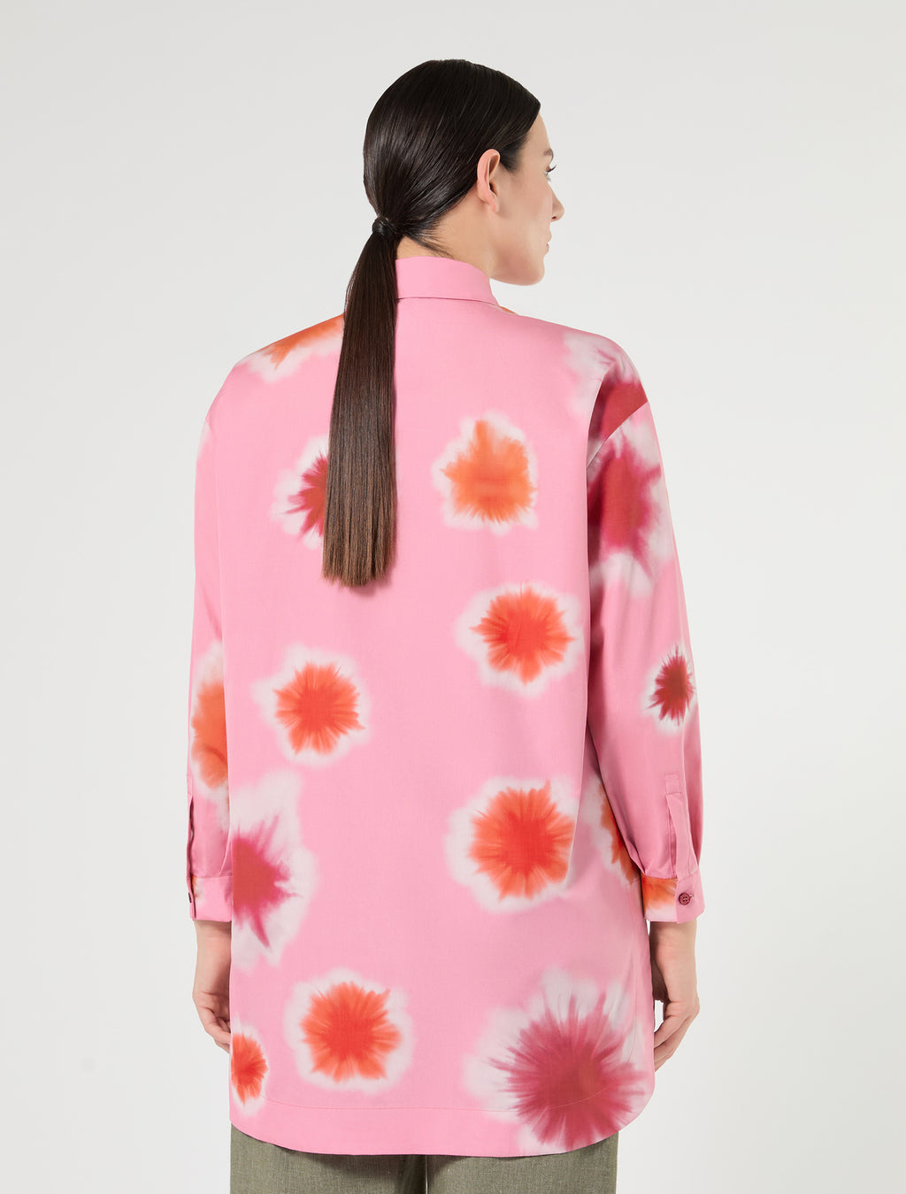 marina rinaldi cotton poplin tunic for woman