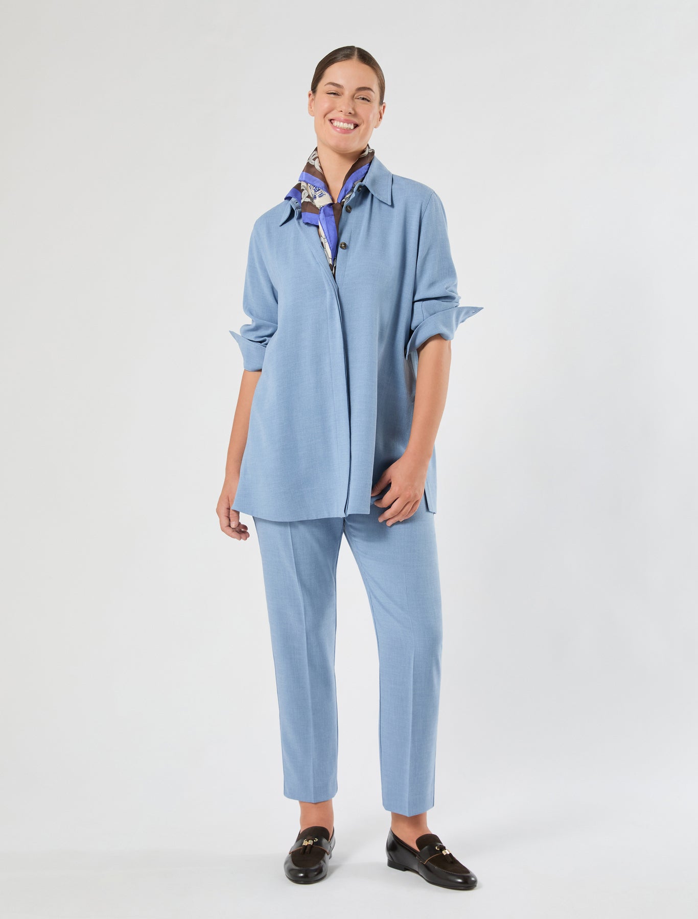 Marina Rinaldi mélange cady tunic for woman