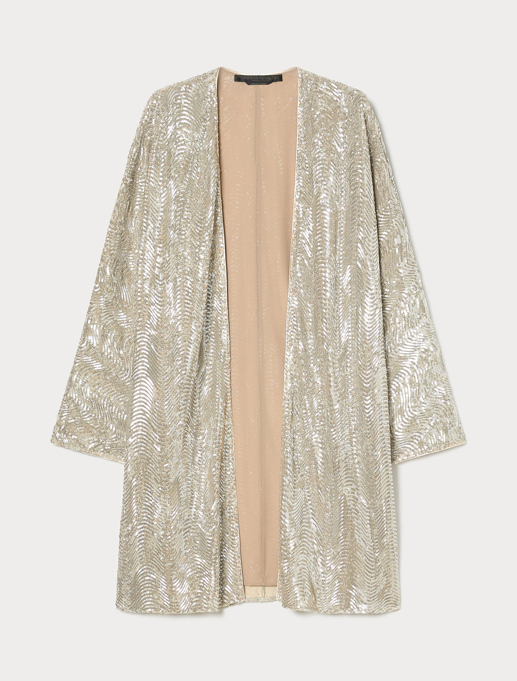 Sequin duster coat