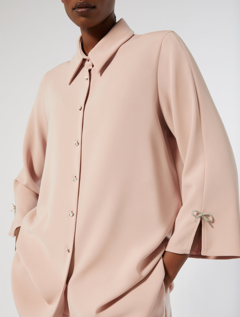 Cady tunic with rhinestones