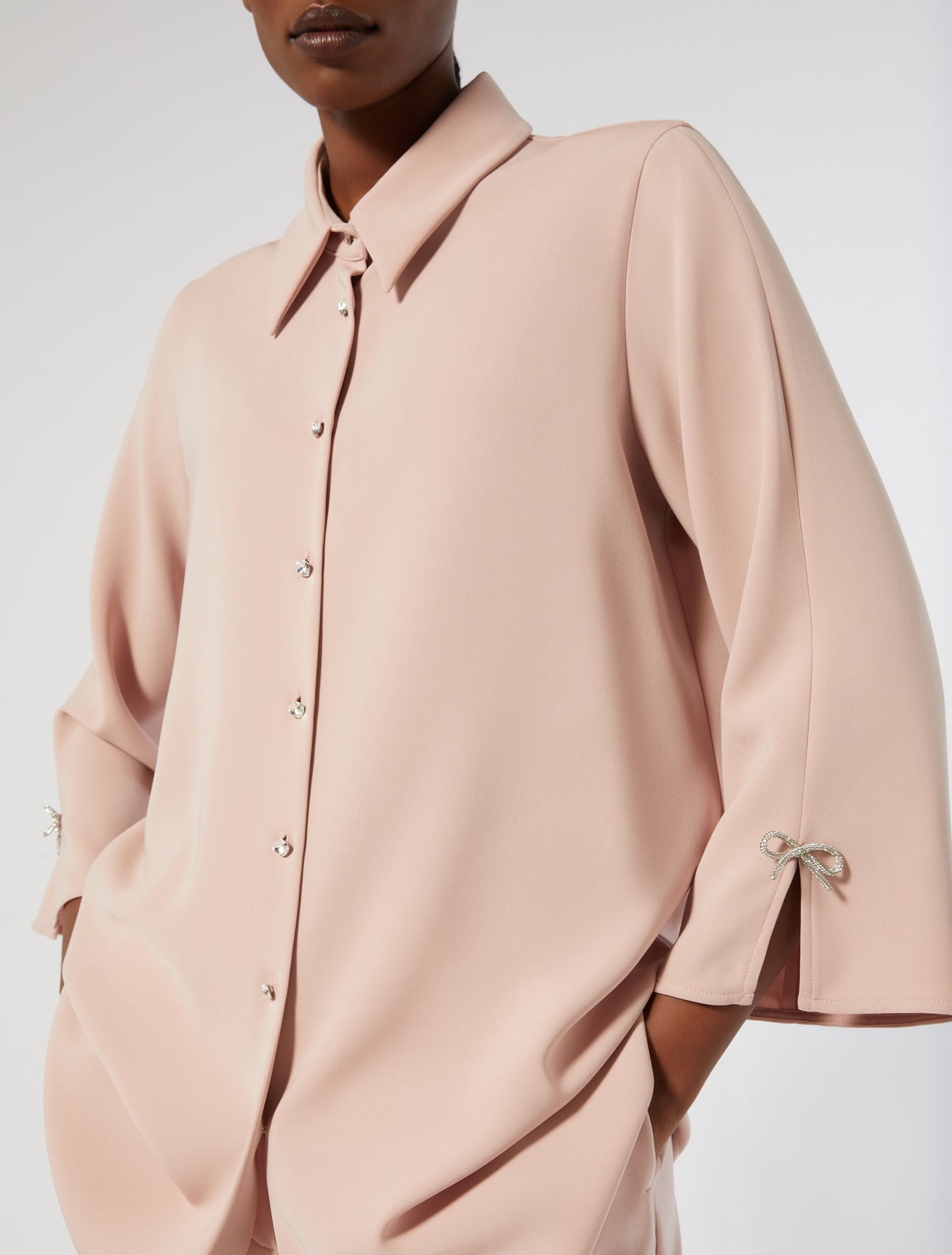 Cady tunic with rhinestones