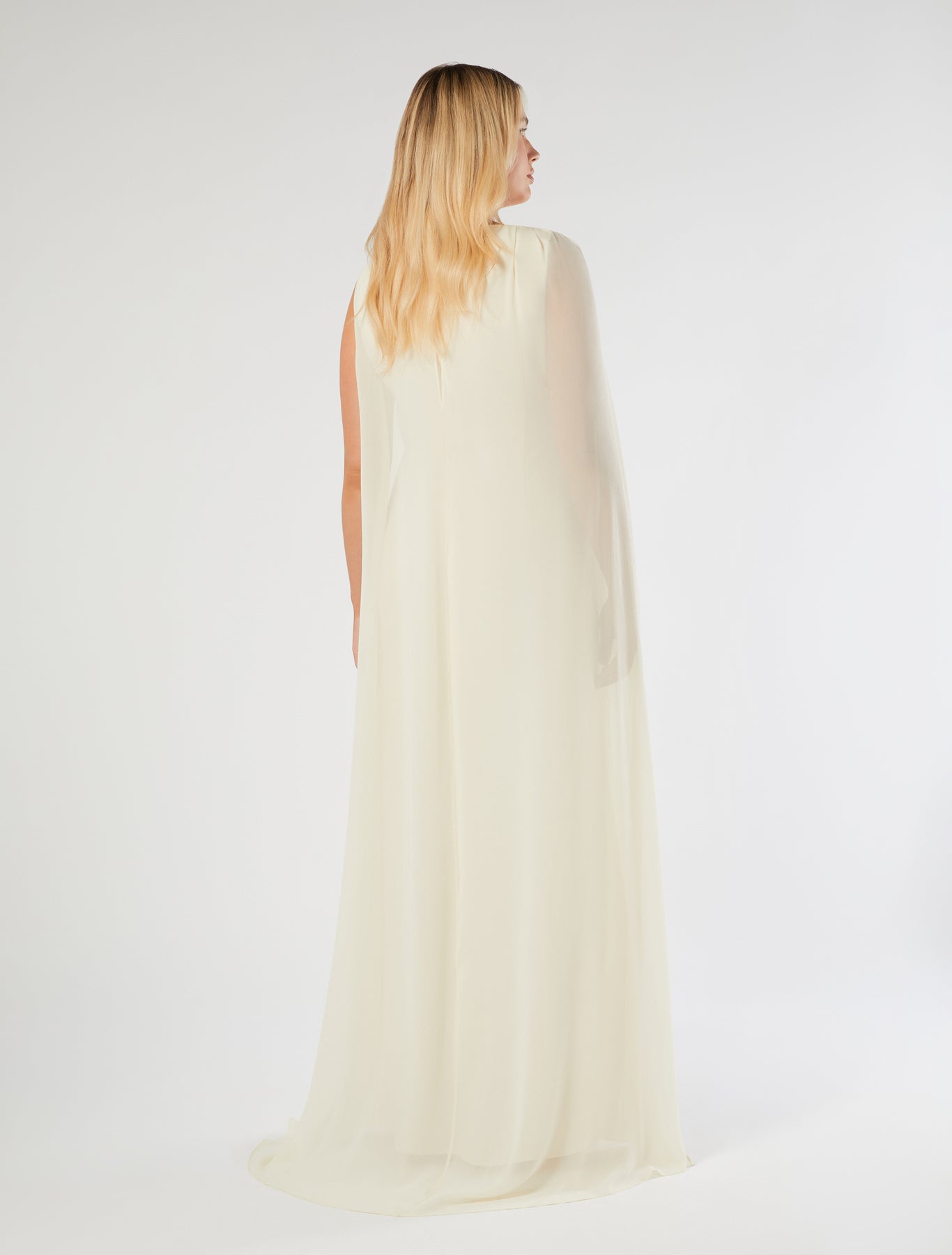marina rinaldi embroidered cady dress for woman