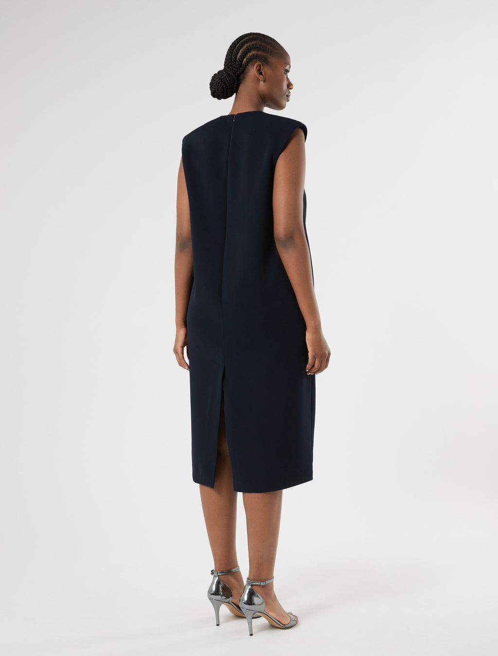 Embroidered cady dress