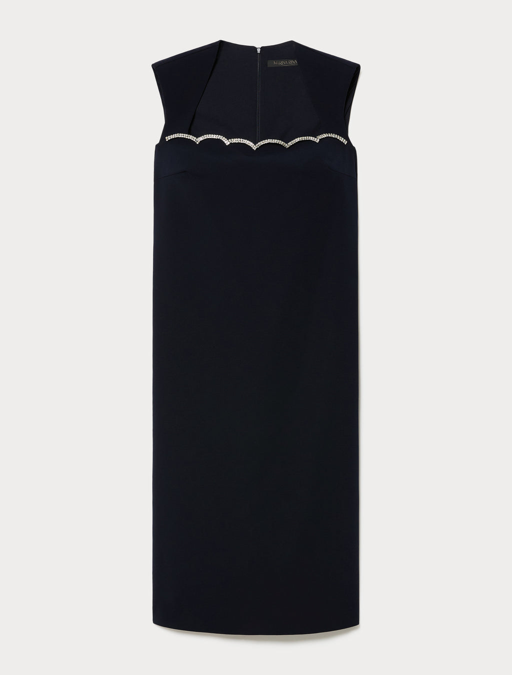 Embroidered cady dress