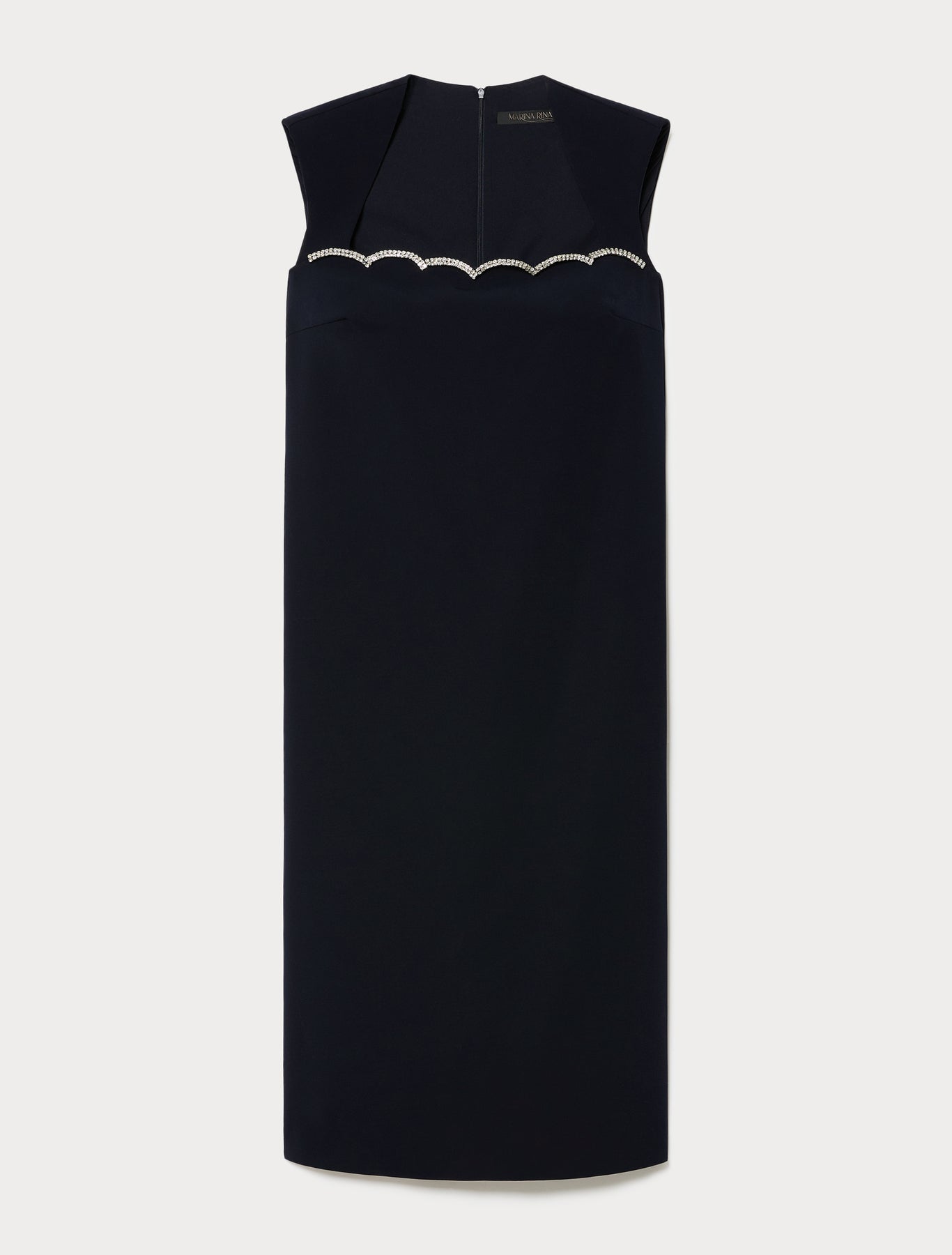 Embroidered cady dress