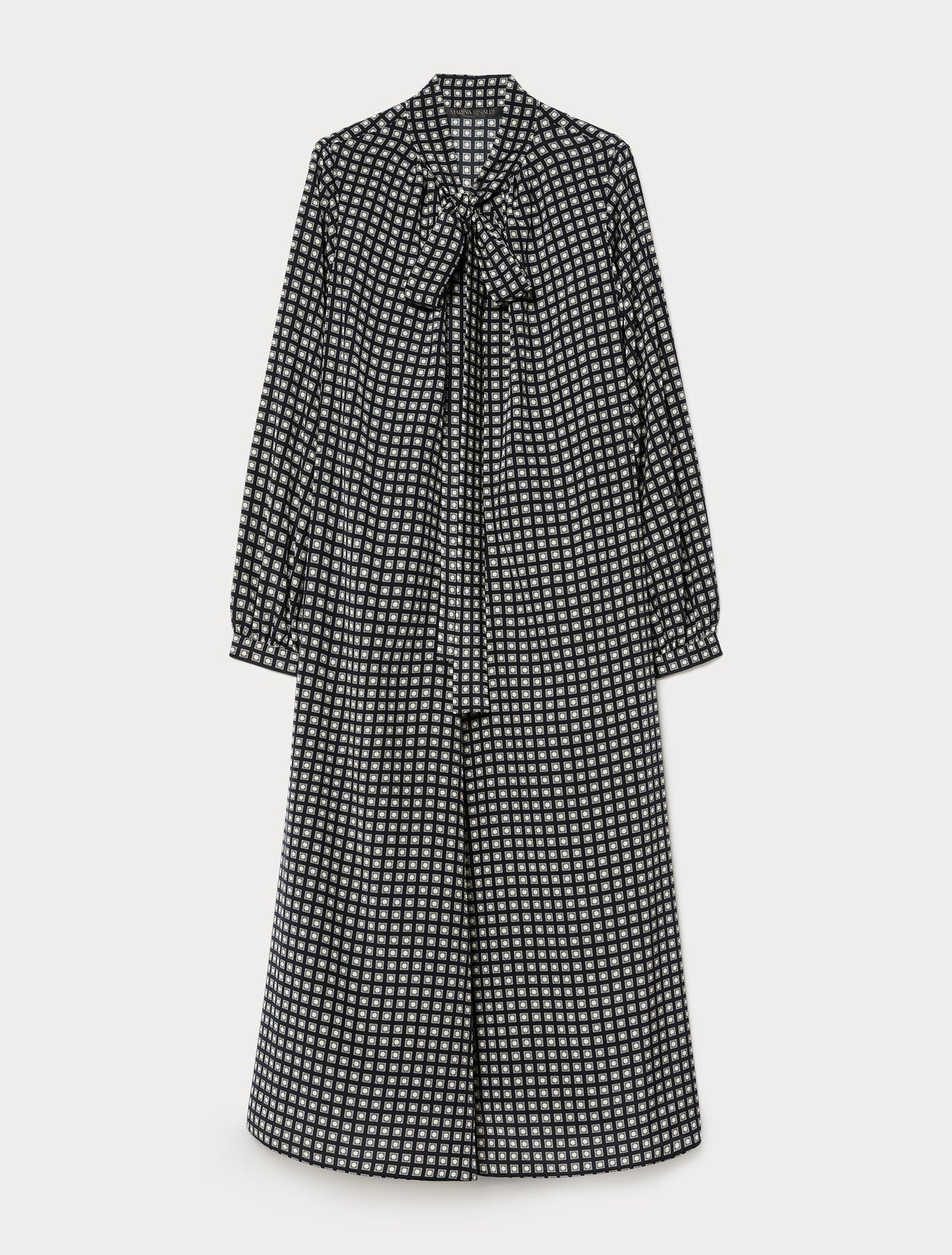 marina rinaldi silk crêpe de chine dress for woman