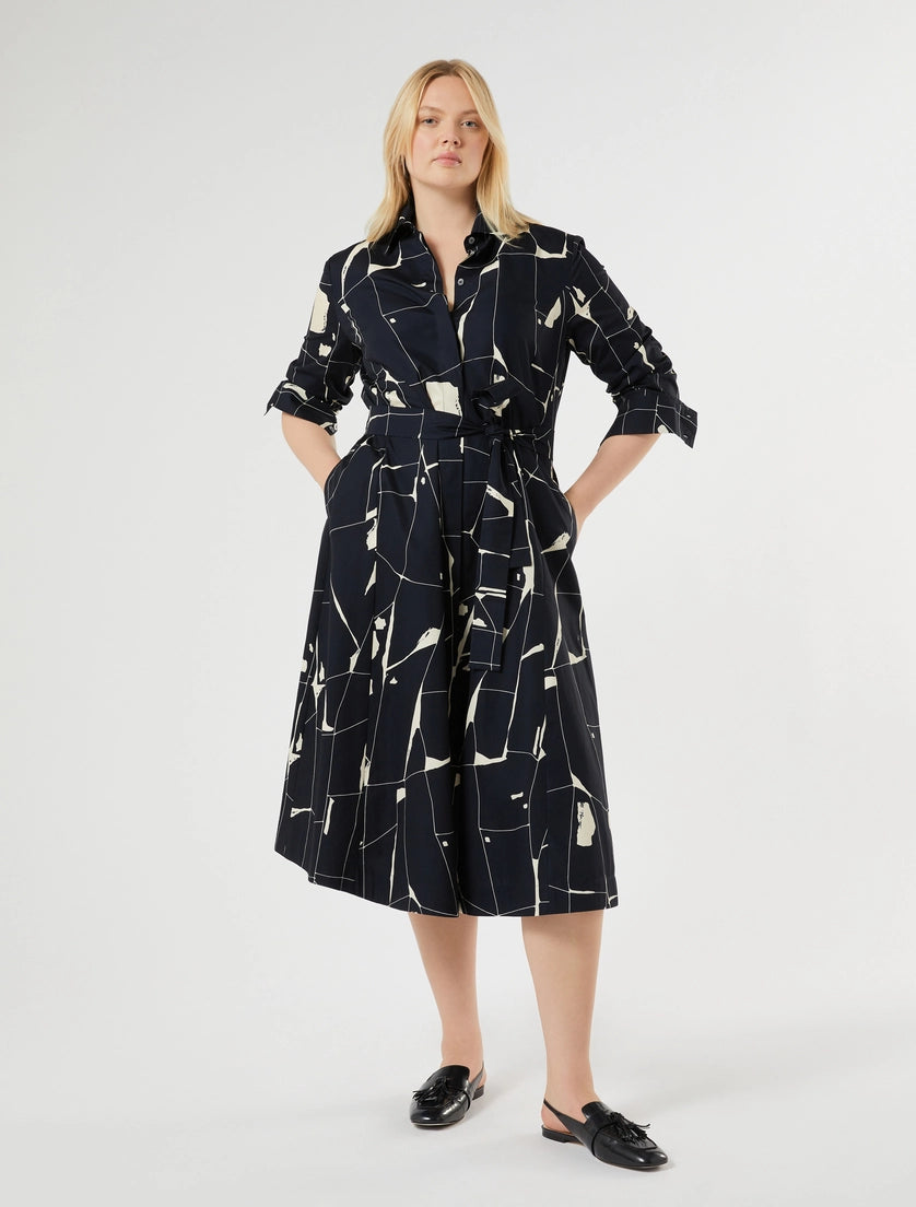 Cotton poplin dress