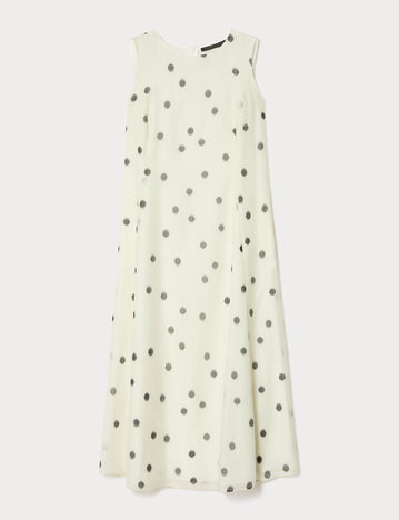 marina rinaldi silk voile dress for woman