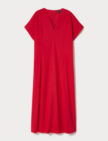 marina rinaldi cotton poplin dress for woman