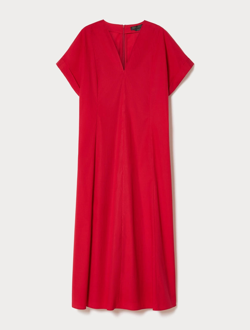 marina rinaldi cotton poplin dress for woman