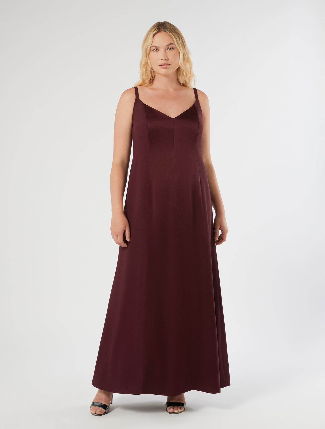 Crepe envers satin dress