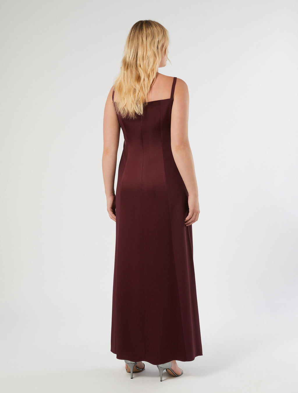 Crepe envers satin dress