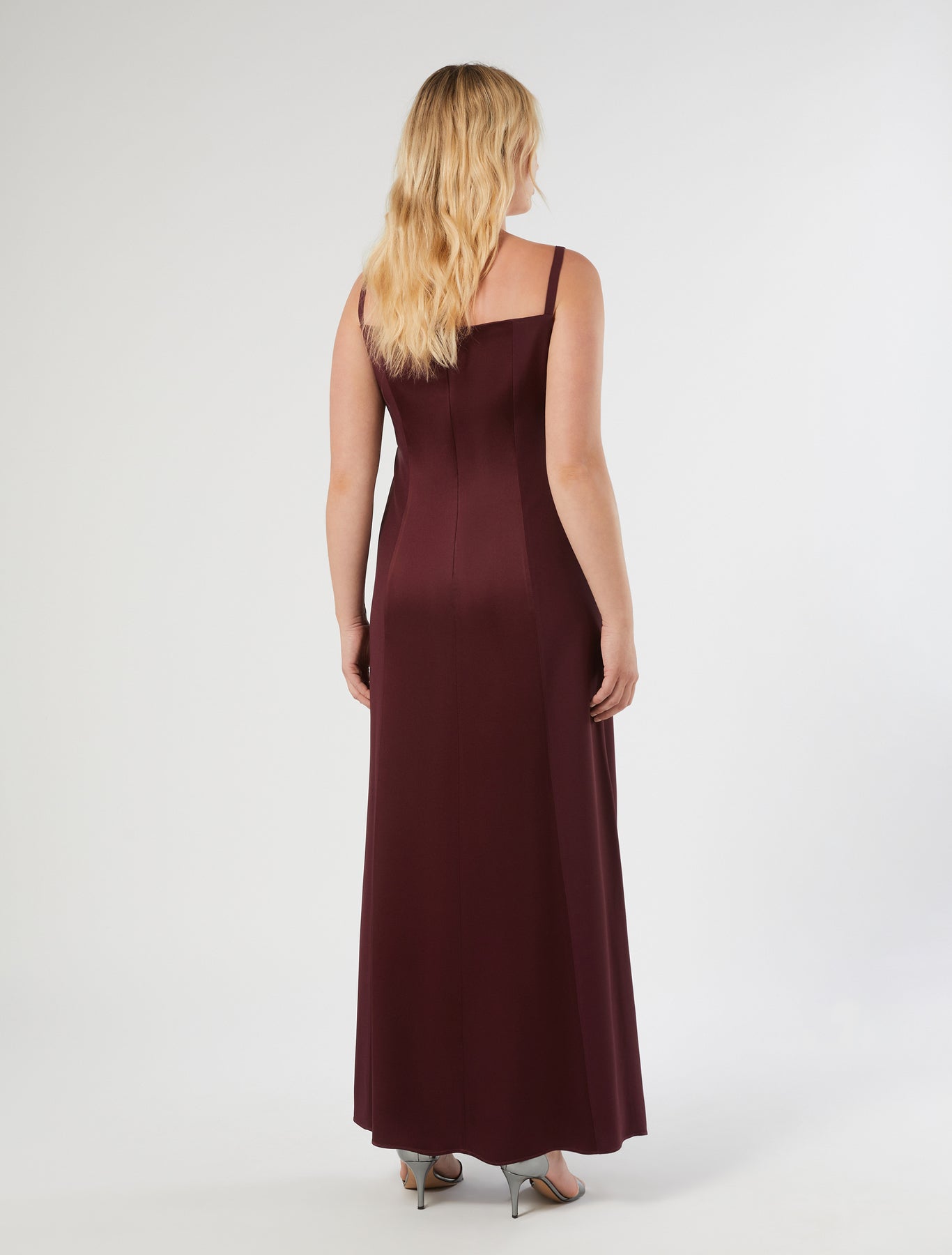 Crepe envers satin dress