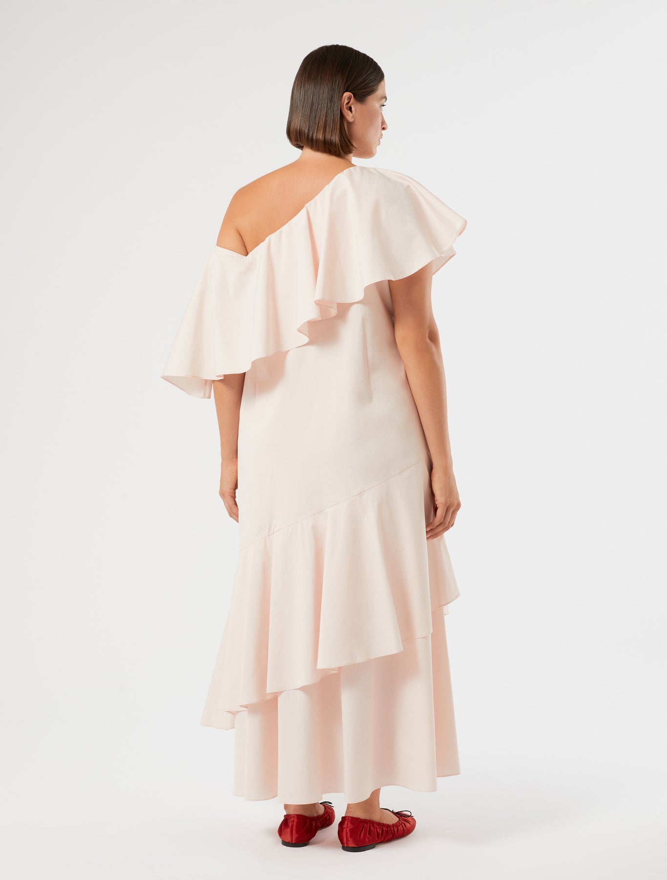 marina rinaldi cotton-poplin dress for woman