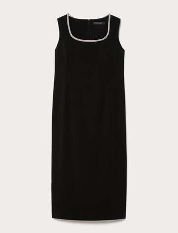 Embroidered cady dress