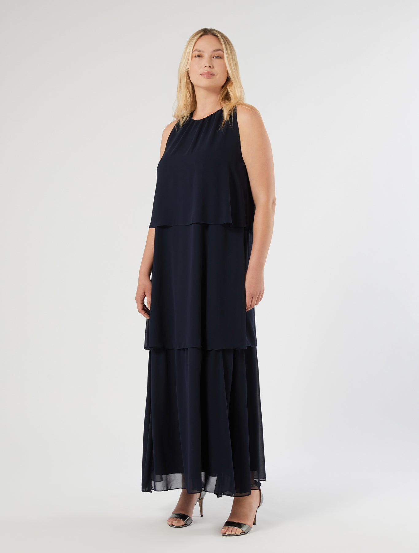 Crepe georgette dress