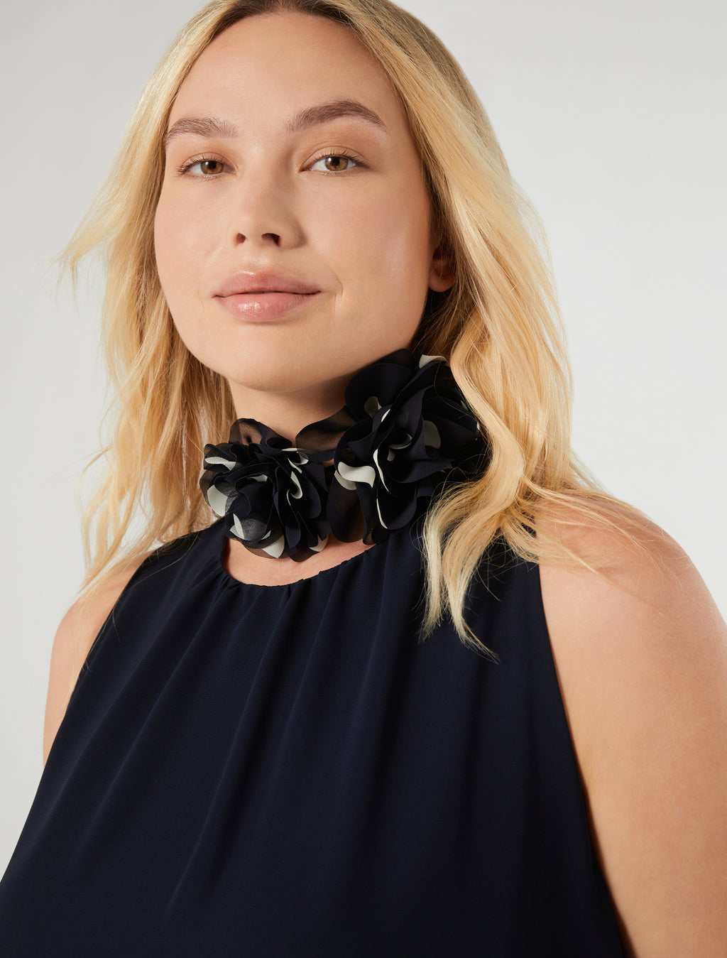 Crepe georgette dress