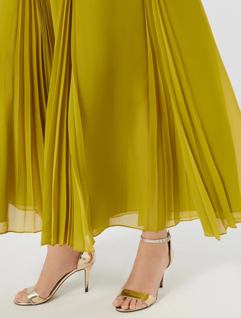 Macramé and rhinestone-adorned cady dress