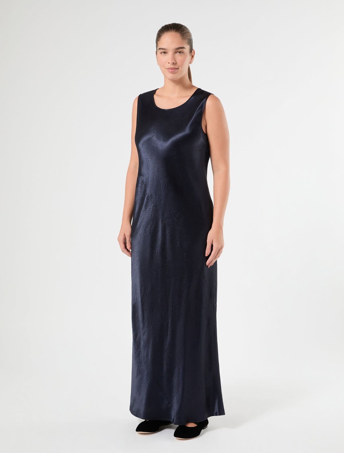 Marina Rinaldi envers satin dress for woman