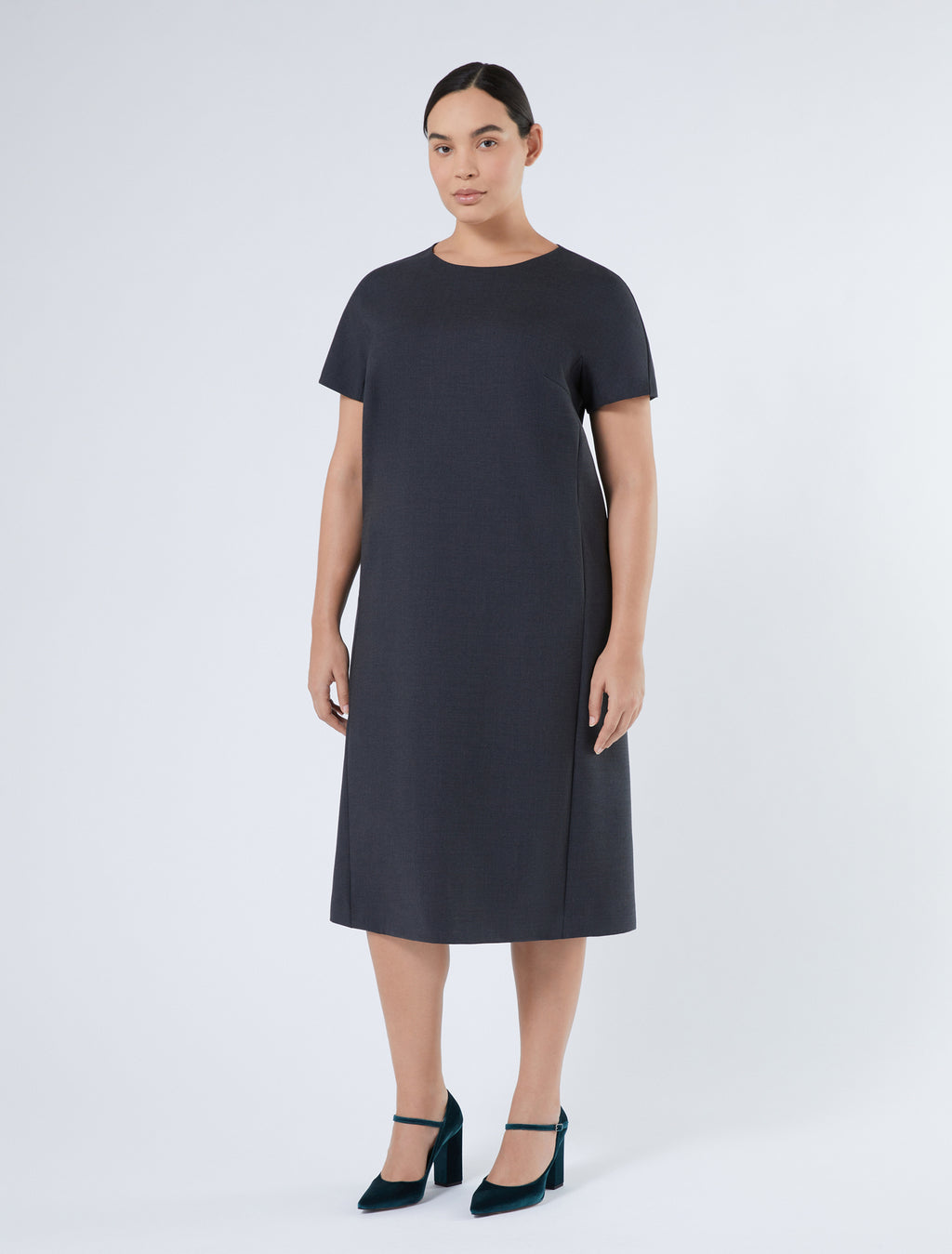 Pure woollen cloth dress