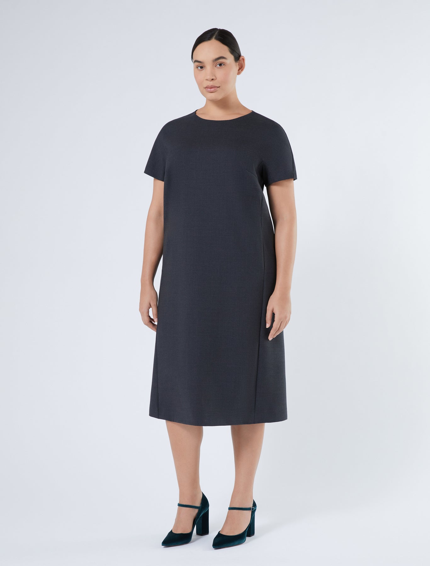 Pure woollen cloth dress