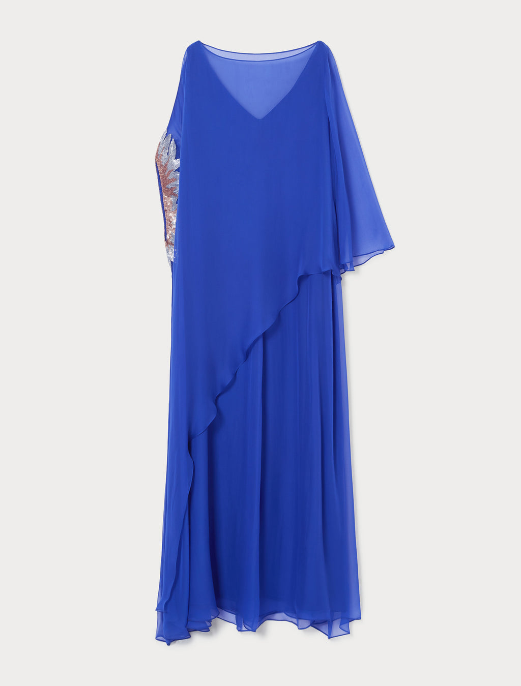 Pure silk chiffon dress