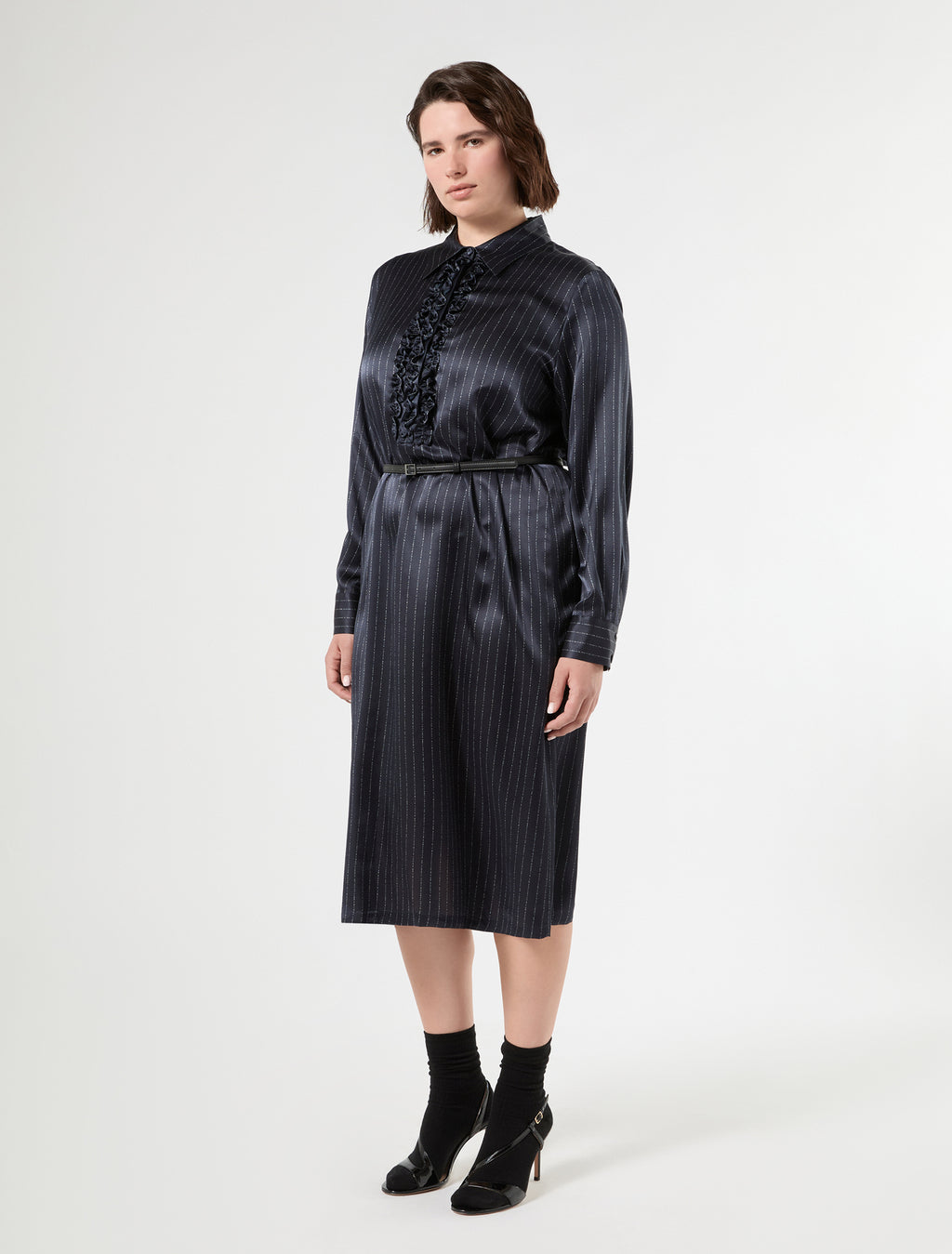 Marina Rinaldi silk satin dress for woman