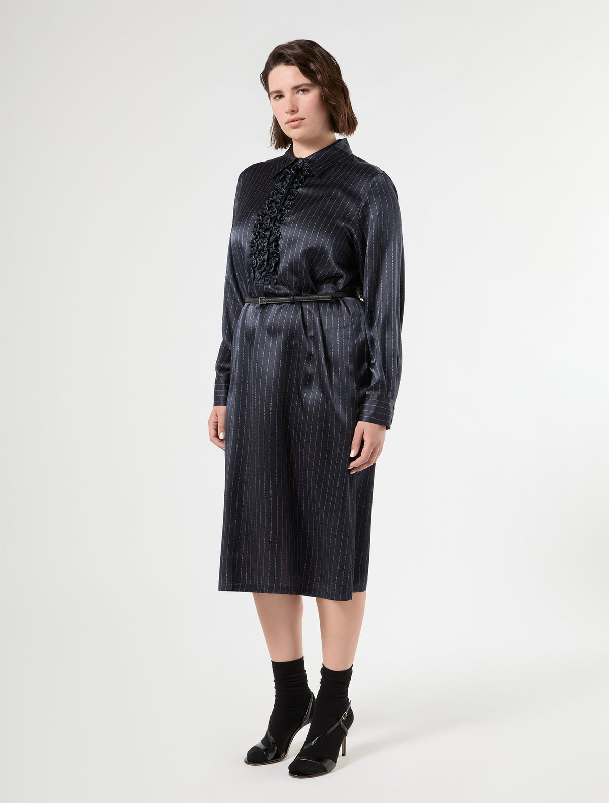 Marina Rinaldi silk satin dress for woman