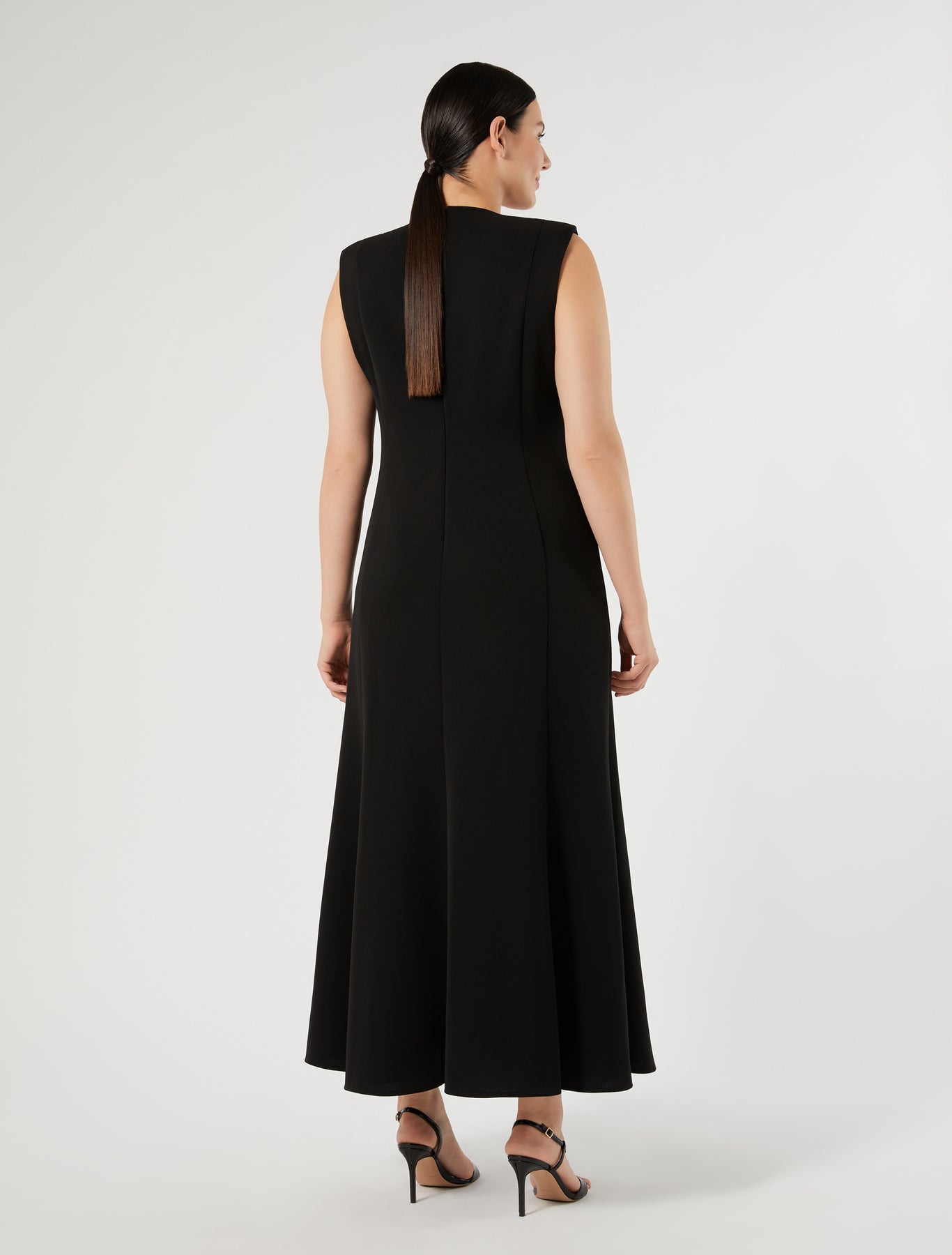 Marina Rinaldi embroidered cady dress for woman