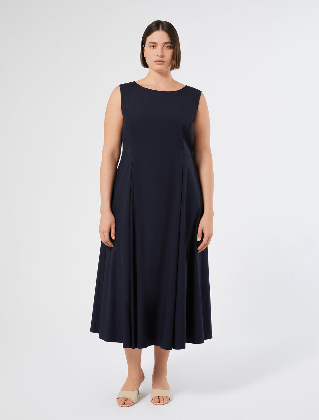 Cotton-poplin dress