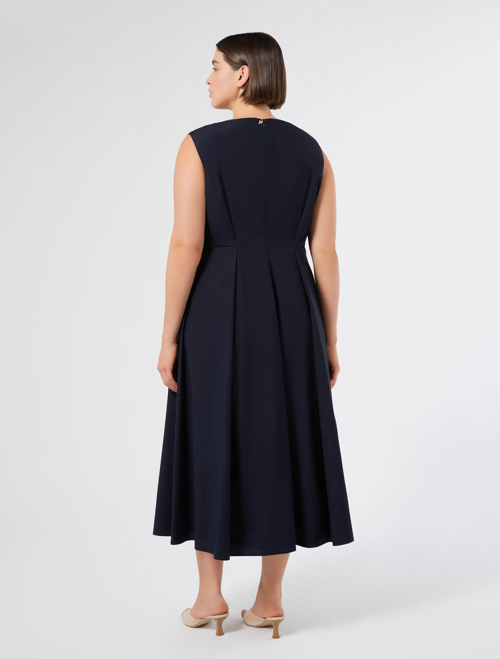 Cotton-poplin dress