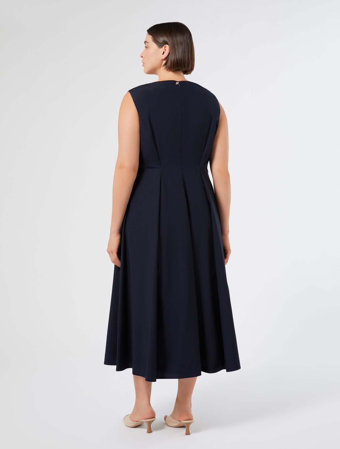 Cotton-poplin dress
