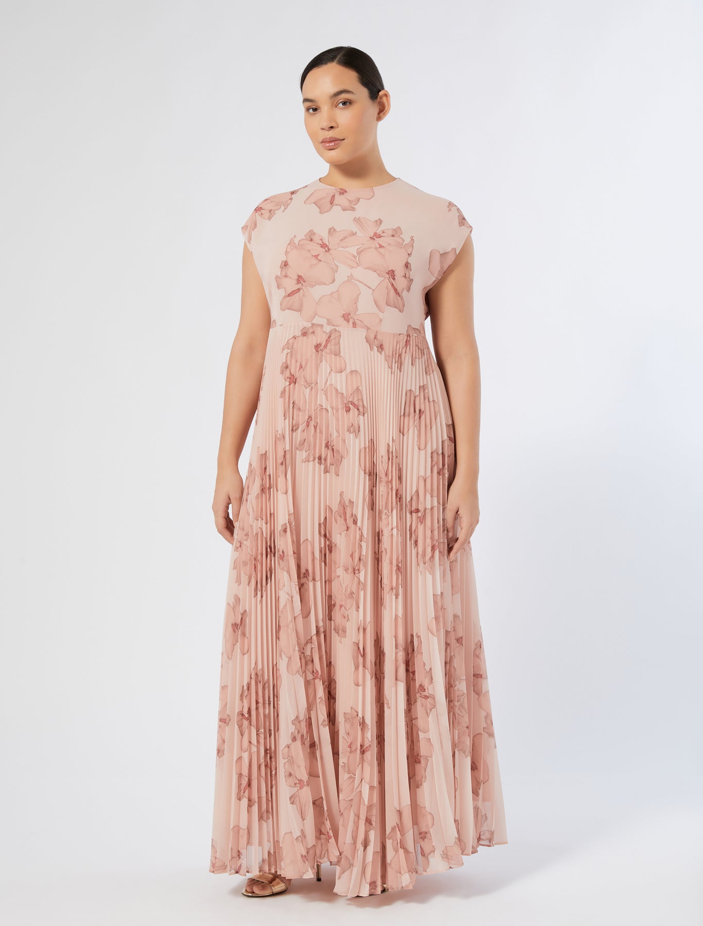 Long georgette dress