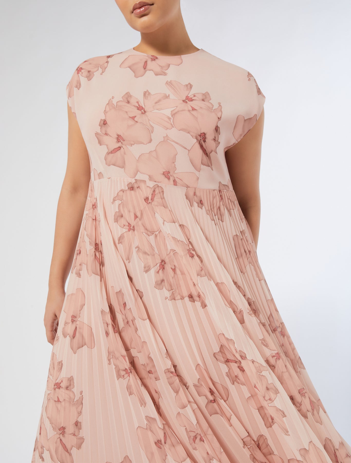 Long georgette dress