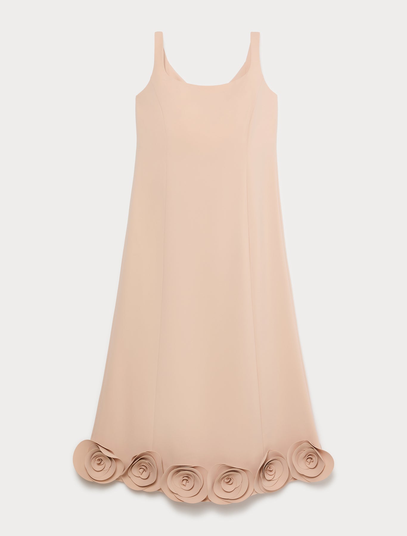 Marina Rinaldi rose-detail cady dress for woman
