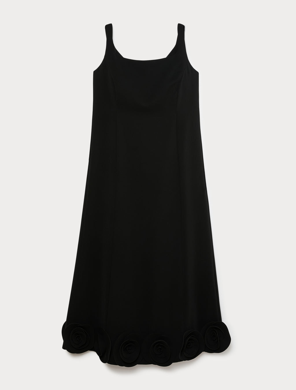 Marina Rinaldi rose-detail cady dress for woman