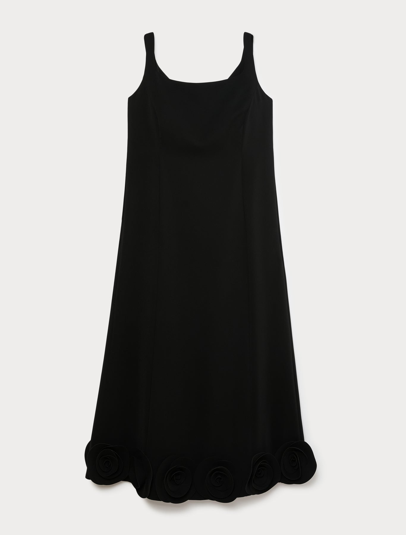 Marina Rinaldi rose-detail cady dress for woman